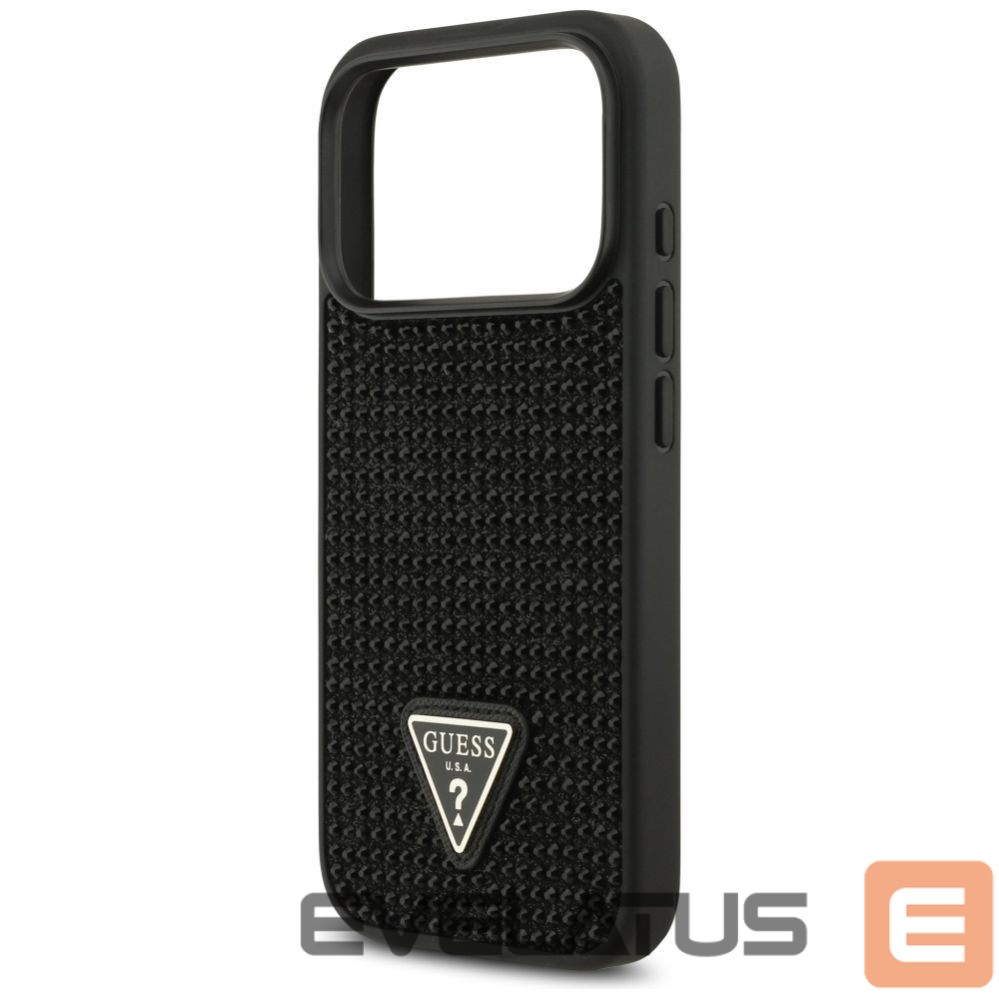 Other goods Guess Guess Rhinestone Triangle Logo Case for iPhone 17 Pro - Black