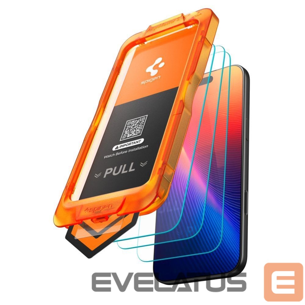 Other goods Spigen Spigen Glas.tR AlignMaster Slim 3-Pack Tempered Glass for iPhone 17 Pro