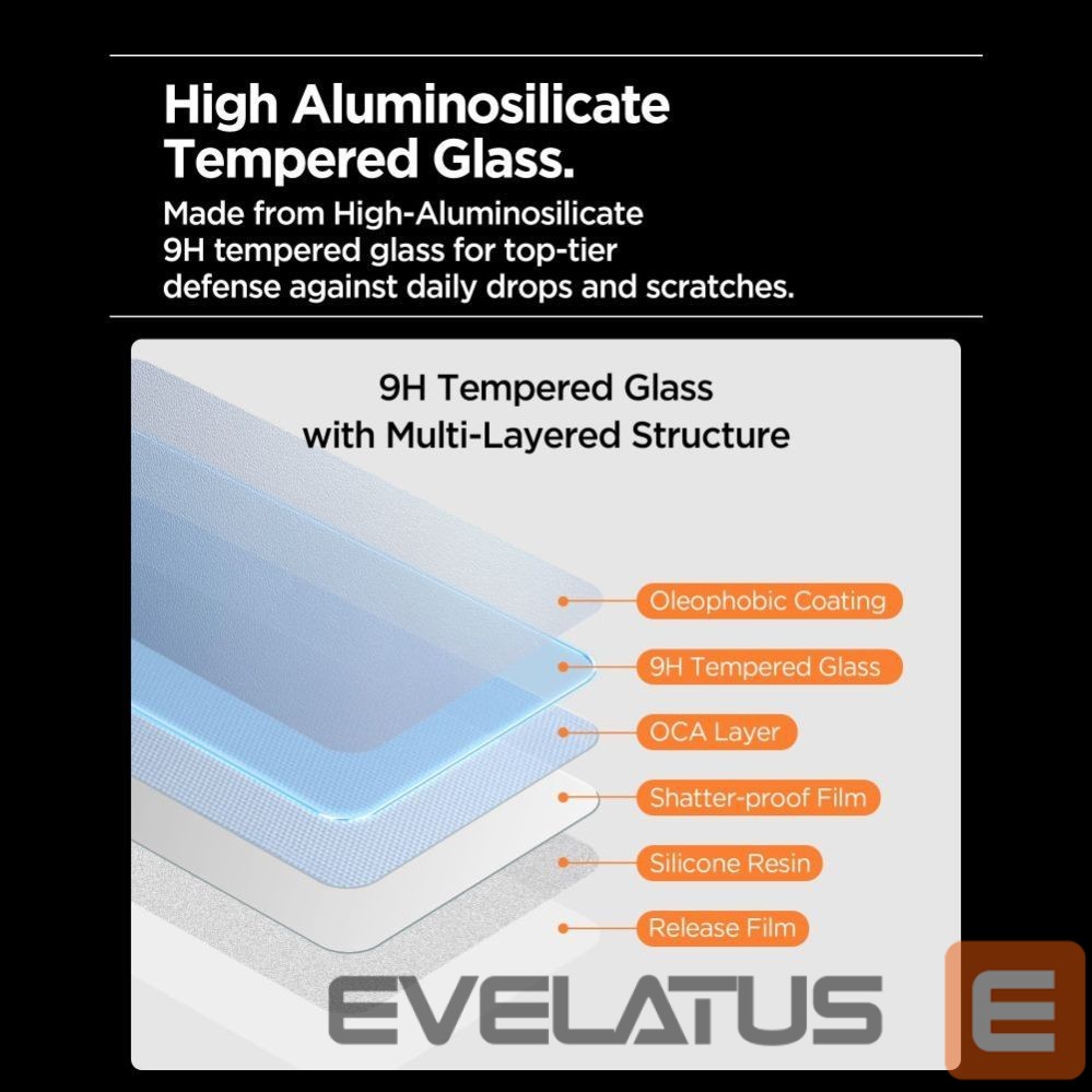 Other goods Spigen Spigen Glas.tR AlignMaster Slim 3-Pack Tempered Glass for iPhone 17 Pro