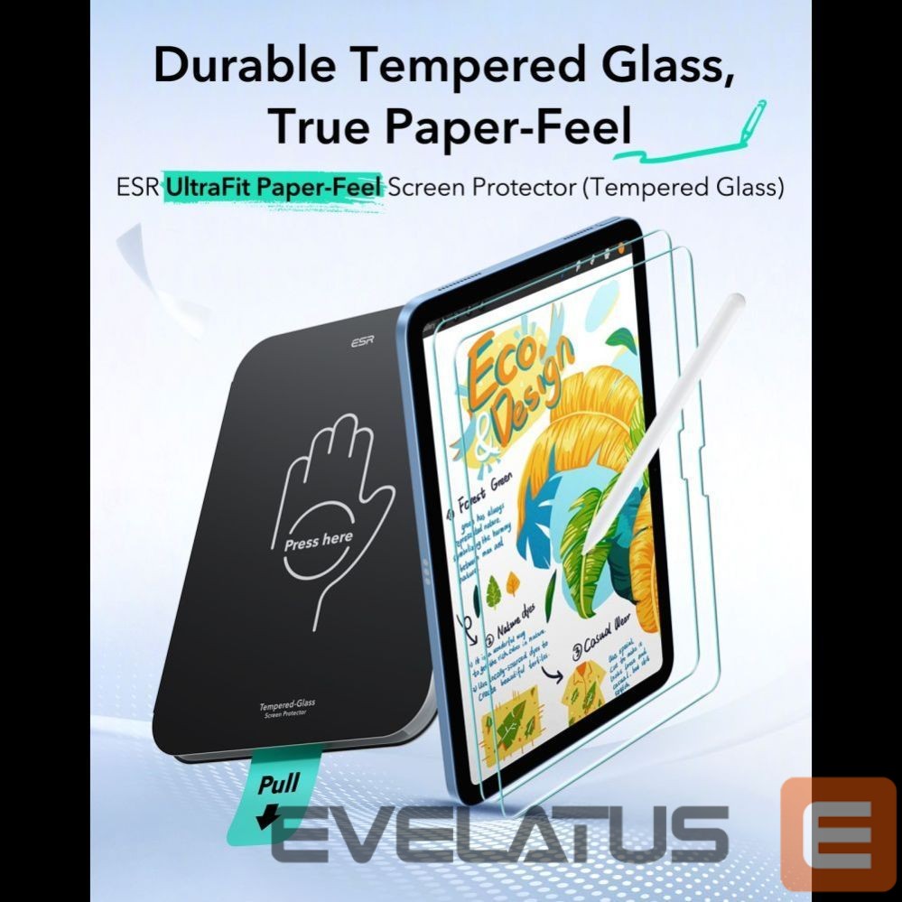 Other goods ESR ESR Paper Feel 2-Pack Tempered Glass for iPad 10.9” (2022) / 11” (2025)
