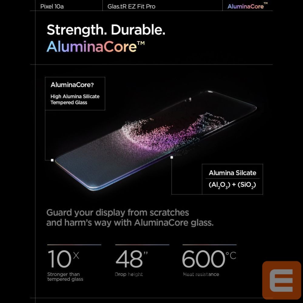 Other goods Spigen Spigen Glas.tR EZ Fit Pro 2-Pack Tempered Glass Screen Protector for Google Pixel 10A