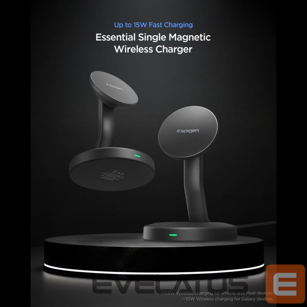 Other goods Spigen Spigen EF151MS Essential MagSafe 15W Wireless Charger - Black