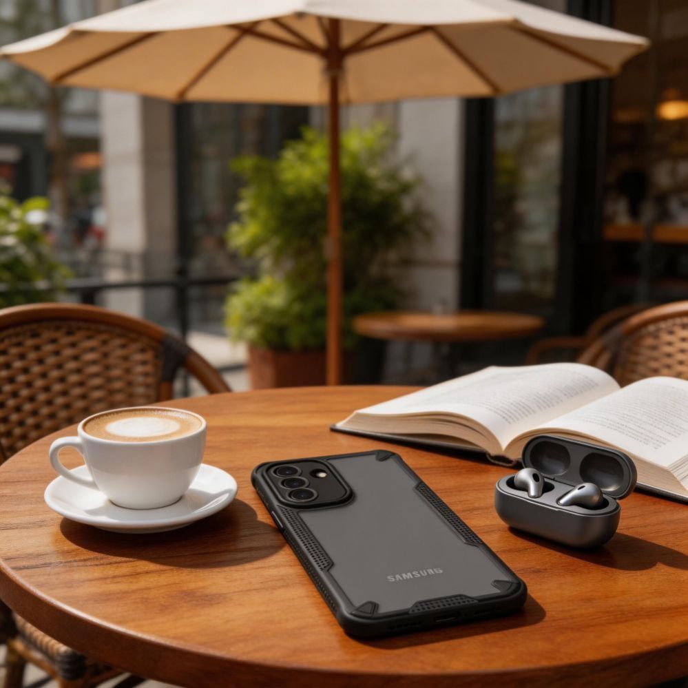 Other goods Tech-Protect Tech-Protect Rugged Shield Case for Samsung Galaxy A37 5G - Translucent Black