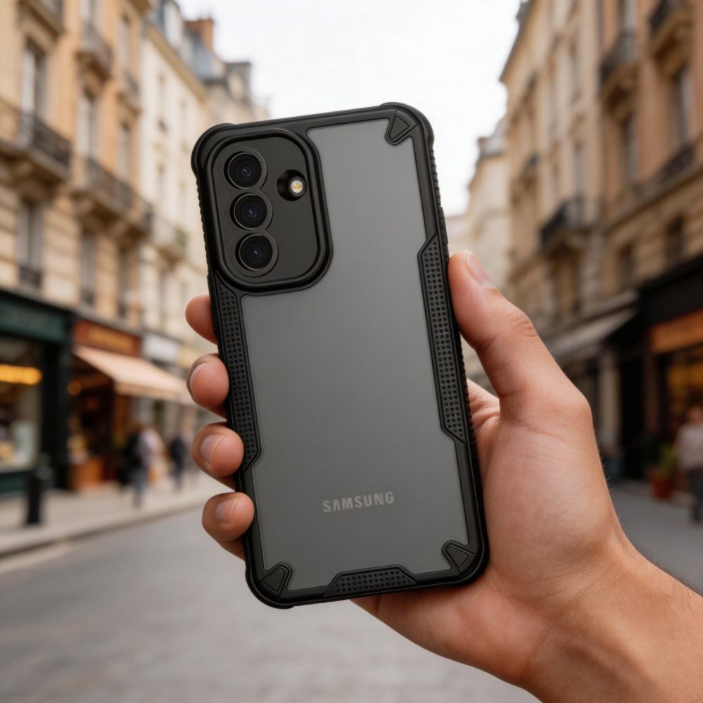 Other goods Tech-Protect Tech-Protect Rugged Shield Case for Samsung Galaxy A57 5G - Translucent Black