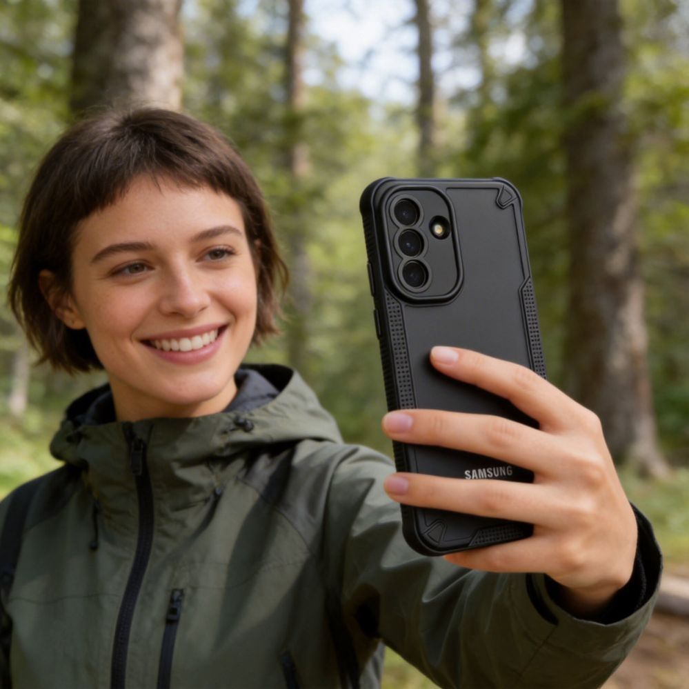 Other goods Tech-Protect Tech-Protect Rugged Shield Case for Samsung Galaxy A57 5G - Translucent Black