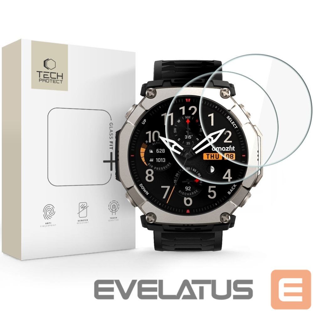 Other goods Tech-Protect Tech-Protect Glass Fit+ 2-Pack Tempered Glass for Amazfit T-Rex Ultra 2