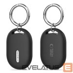 Back panel cover Tech-Protect  Tech-Protect Icon Case for Xiaomi Tag - Black 