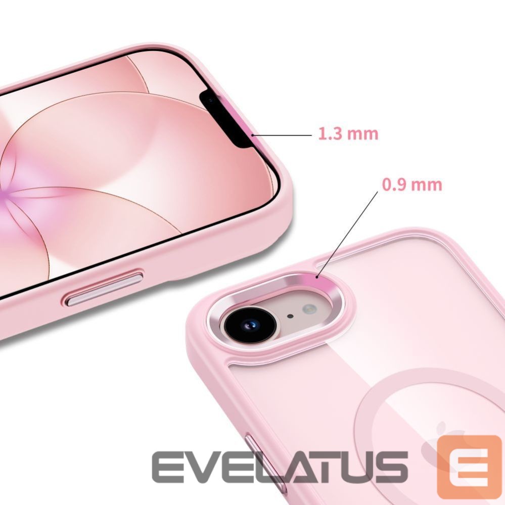 Other goods Tech-Protect Tech-Protect Magmat MagSafe Case for iPhone 16e / 17e - Transparent Pink