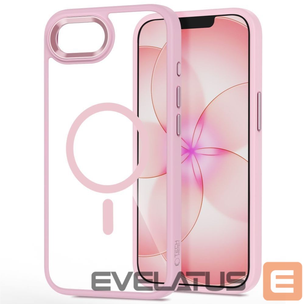 Other goods Tech-Protect Tech-Protect Magmat MagSafe Case for iPhone 16e / 17e - Transparent Pink