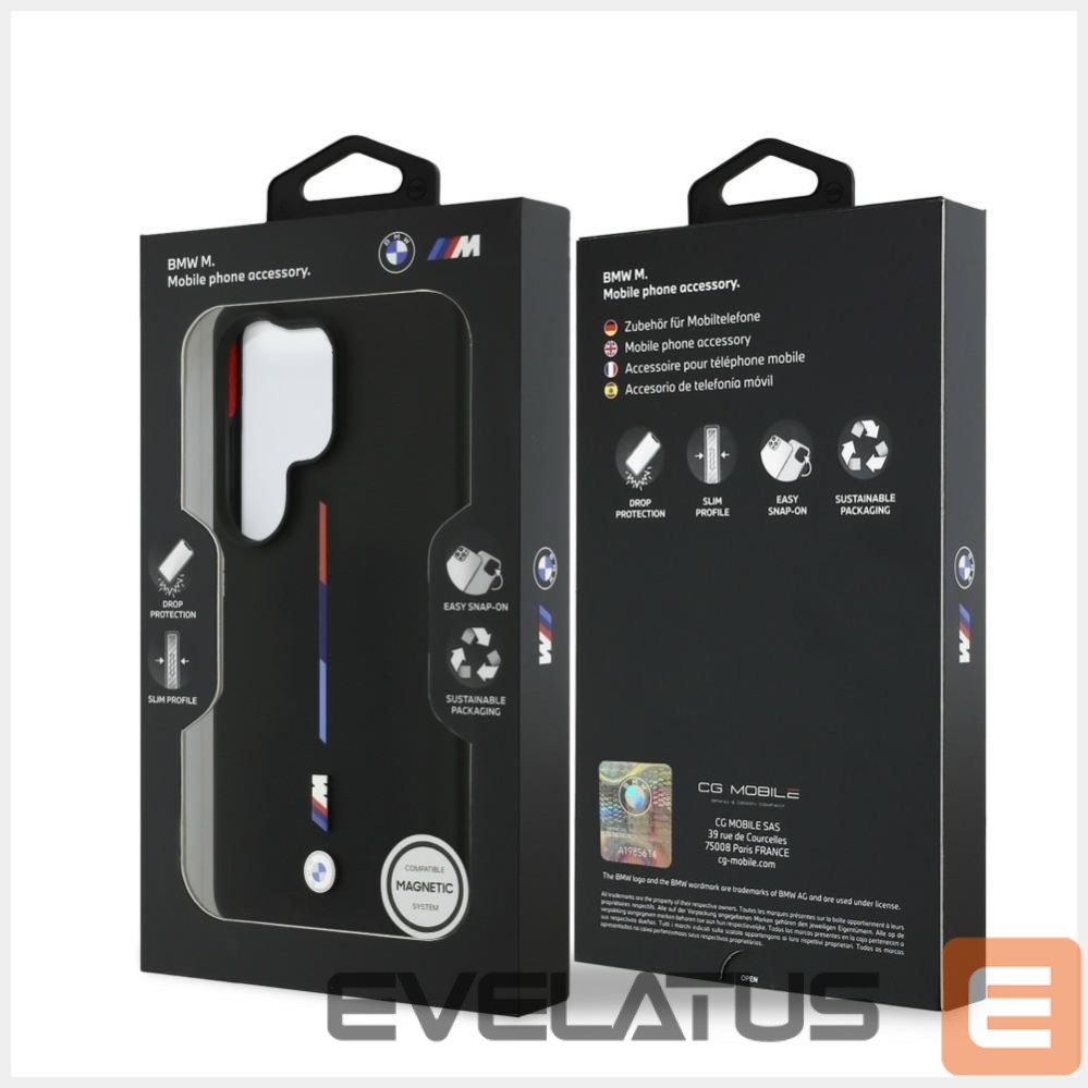 Other goods BMW BMW M Silicone Tricolor Line MagSafe Case for Samsung Galaxy S26 Ultra - Black