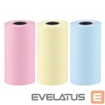 Printer accessories Hurtel  Set of colorful paper rolls for the HURC9 cat mini thermal printer - 3 pcs. 