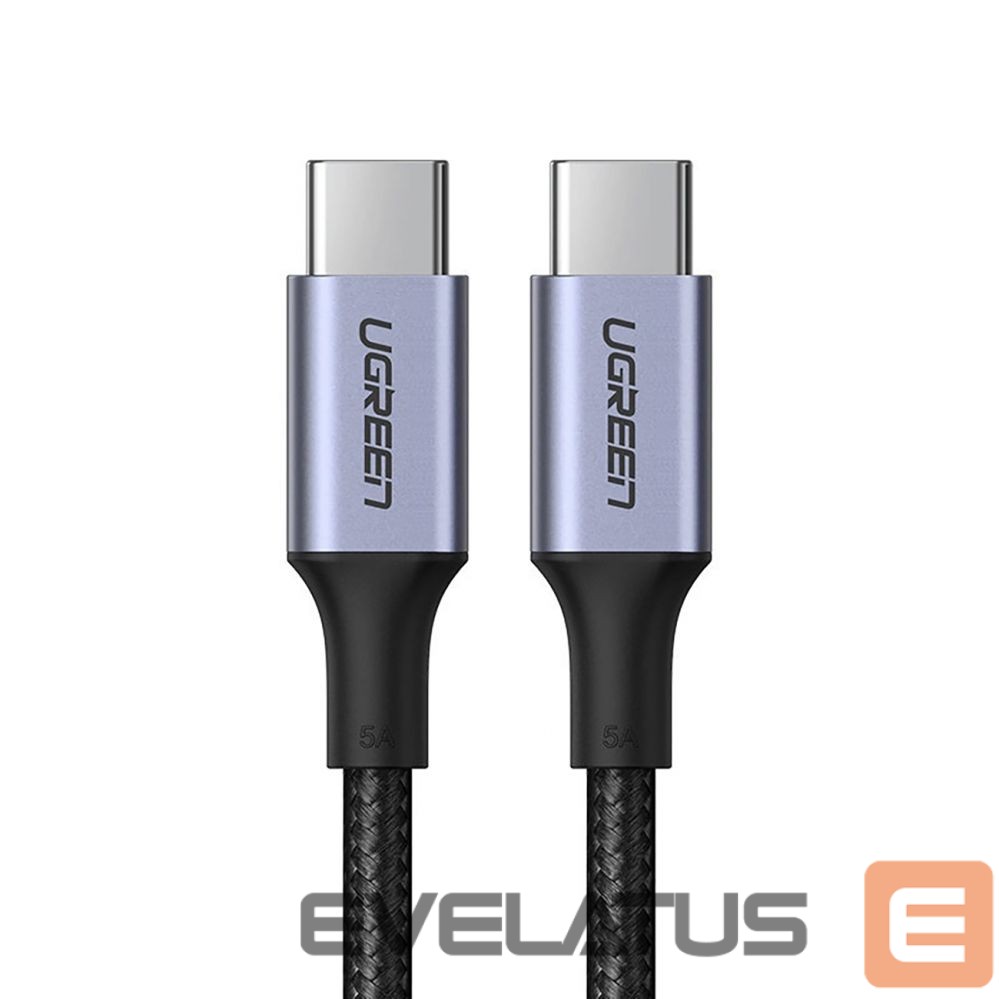 Cable Ugreen Ugreen US316 70428 USB-C - USB-C PD QC FCP Cable 100W 5A 480Mb/s 1.5m - Gray