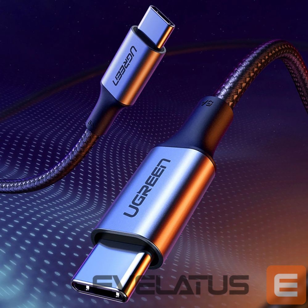 Cable Ugreen Ugreen US316 70428 USB-C - USB-C PD QC FCP Cable 100W 5A 480Mb/s 1.5m - Gray