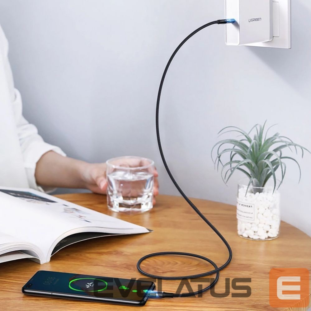 Cable Ugreen Ugreen US316 70428 USB-C - USB-C PD QC FCP Cable 100W 5A 480Mb/s 1.5m - Gray