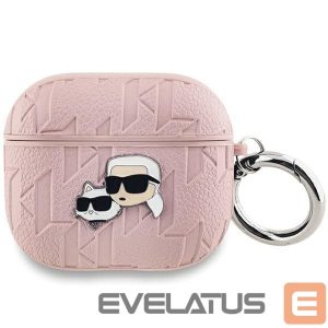 Other Phone Accessory Karl Lagerfeld  Karl Lagerfeld Monogram Karl & Choupette Head case for AirPods 3 - pink 