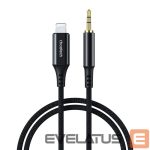 Cable Choetech  Choetech AUX007 Lighting / mini jack 3.5mm cable 1 m - black 