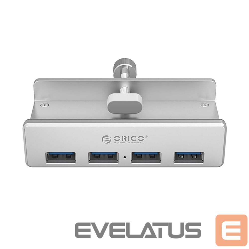 Converter Orico Orico MH4PU Hub Clamp-Mounted 4x USB-A 3.0 - Silver