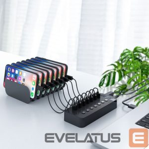 Converter Orico  Orico CT2U3-16AB 16x USB-A 3.0 Hub with Switches - Black 