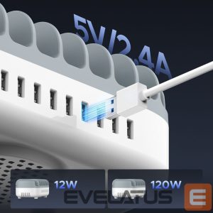 Adapter Orico  Orico DUK-10P-V1 Smart Charging Station 10 x USB-A - White 