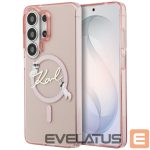 Back panel cover Karl Lagerfeld  KARL LAGERFELD case for SAMSUNG S26 Ultra KLHMS26L5HKSCAP (Magnetic IML KC Script) pink 
