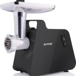 Meat grinder GORENJE  Meat grinder | MG2001SB | Black/Stainless Steel | 2000 W | Number of speeds 1 | Throughput (kg/min) 2.6 