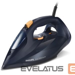 Iron Philips  DST7060/20 7000 Series | Steam Iron | 3000 W | Water tank capacity 300 ml | Continuous steam 55 g/min | Steam boost performance 250 g/min | Blue/Yellow 