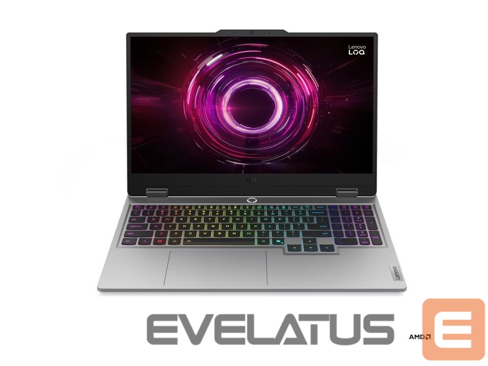 Laptop computer Lenovo LOQ 15AHP10 | Luna Grey | 15.6 " | IPS | FHD | 1920 x 1080 pixels | Anti-glare | AMD Ryzen 7 | 250 | 16 GB | SODIMM DDR5 | Solid-state drive capacity 1000 GB | NVIDIA GeForce RTX 5060 | GDDR7 | 8 GB | Windows 11 Home | 802.11ax | Bluetooth version 5.3 | Keyboard language English | Keyboard backlit | Warranty 24 month(s) | Battery warranty 12 month(s)