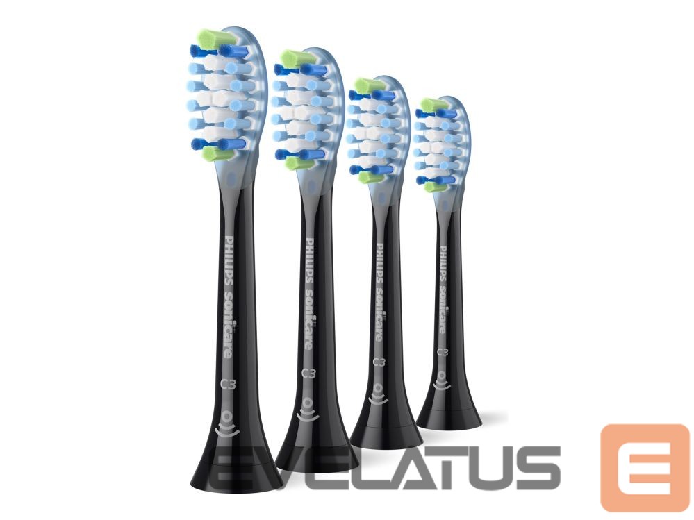 Toothbrush Philips HX9044/88 Sonicare Premium Plaque Defence Replacement brush heads, 4 pcs, Black |