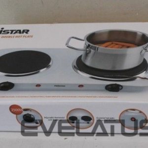 Electric oven Tristar  SALE OUT.  Free standing table hob | KP-6245 | Number of burners/cooking zones 2 | Rotary | White | DAMAGED PACKAGING | Electric 