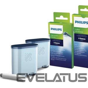 Accessories and filters Philips  | Coffee maker Maintenance kit: oil, 2xAquaClean, 6xcoffee oil remover tablets, 6xMilk circuit cleaner sachets | CA6707/10 