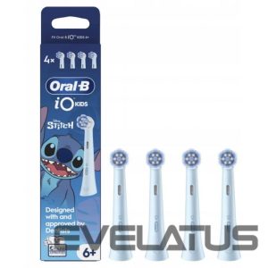 Toothbrush Oral-B  Replacement brush heads | iO kids Refills Stitch | Heads | For kids | Number of brush heads included 4 
