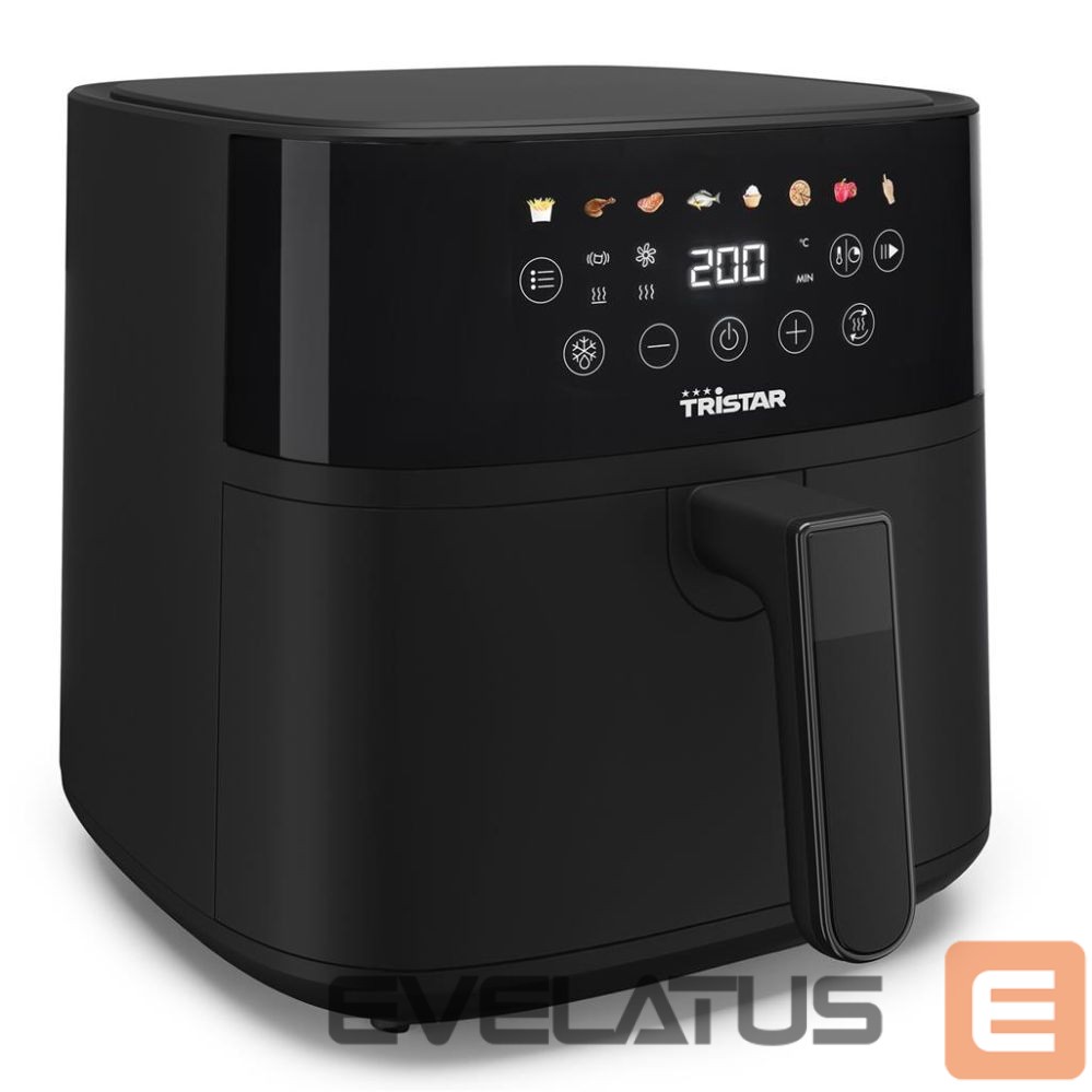 Table grill Tristar Digital Airfryer | FR-9060 | Power 1700 W | Capacity 6 L | Black | Hot air technology