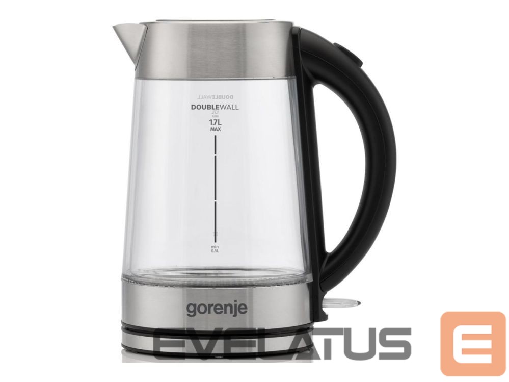 Teapot GORENJE K17GDWII Kettle, Electric, Capacity 1.7 L, Power 2200 W, Stainless steel |