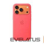 Back panel cover Apple  iPhone 17 Pro Silicone Case with MagSafe – Bright Guava | 