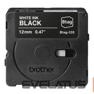 Printer accessories Brother  BTAG-335 | White on Black | Btag 