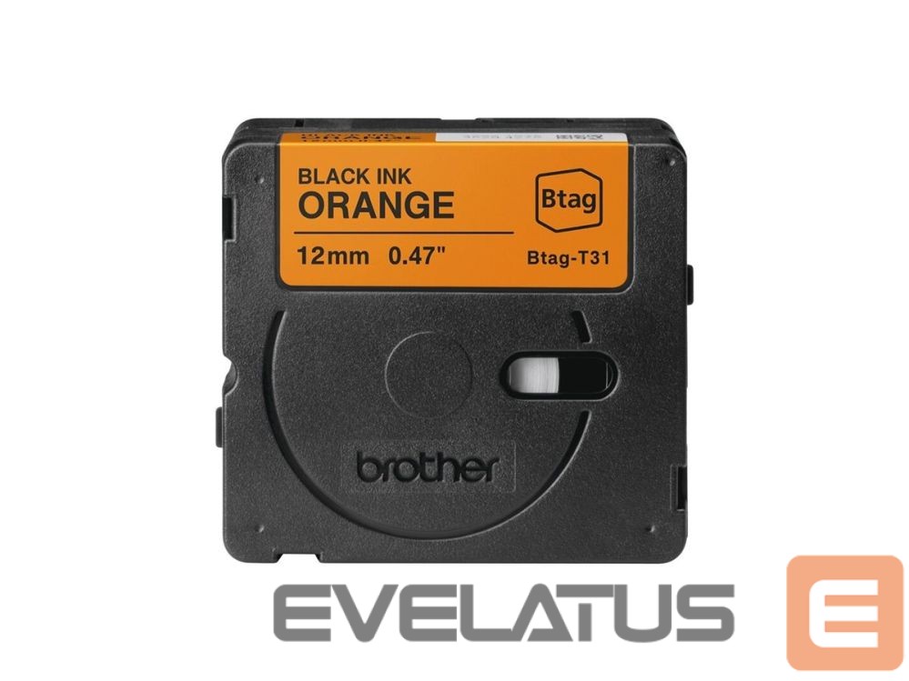 Printer accessories Brother BTAG-T31 | Black on Orange | Btag