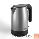 Teapot Tristar  Kettle | WK-1348 | Electric | 2200 W | 1.7 L | Stainless steel | 360° rotational base | Stainless Steel/Black 