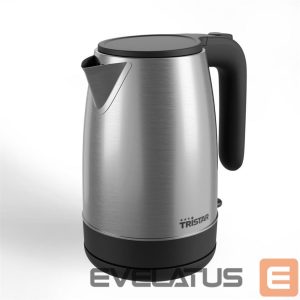 Teapot Tristar  Kettle | WK-1348 | Electric | 2200 W | 1.7 L | Stainless steel | 360° rotational base | Stainless Steel/Black 