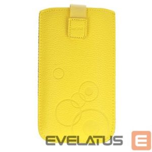 Case universal pocket iLike Universal Leather Pocket Case XL Yellow