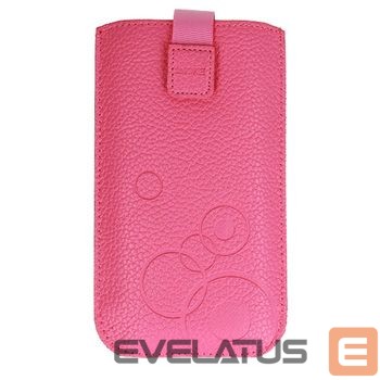 Case universal pocket iLike Universal Leather Pocket Case XL Fuchsia