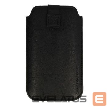 Case universal pocket iLike Universal Universal Leather Pocket Case L Black