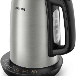 Teapot Philips  Kettle HD9359/90 Electric, 2200 W, 1.7 L, Stainless steel/Plastic, 360° rotational base, Grey 