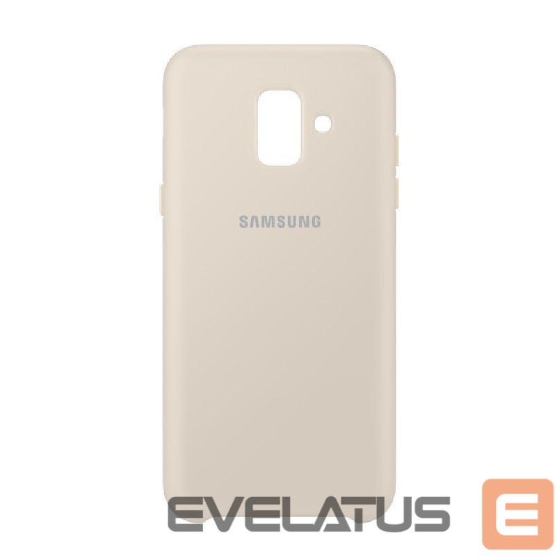 Back panel cover Samsung A6 2018 A600 Dual Layer Cover Gold