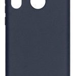 Back panel cover Evelatus Huawei P30 lite Premium Soft Touch Silicone Case Midnight Blue