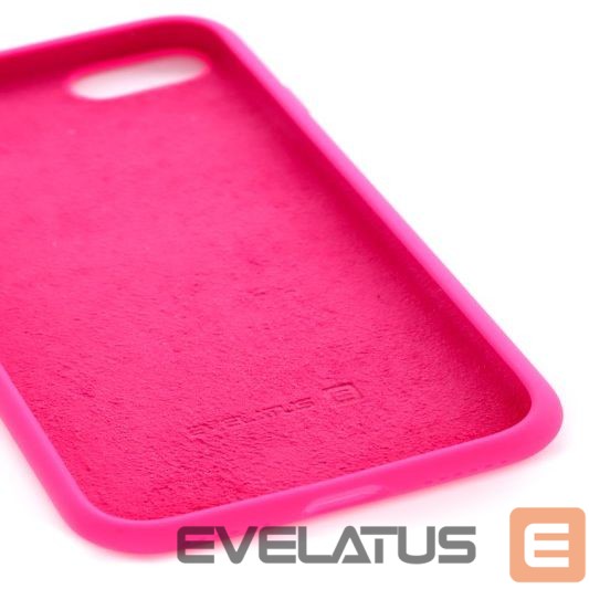Back panel cover Evelatus Apple iPhone 7/8/SE2020/SE2022 Premium Soft Touch Silicone Case Candy Pink