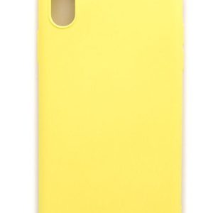 Back panel cover Evelatus Apple iPhone X/Xs Nano Silicone Case Soft Touch TPU Yellow