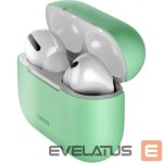 Back panel cover Baseus Apple Silica Silicone-Gel Protective case for Apple Airpods Pro Green