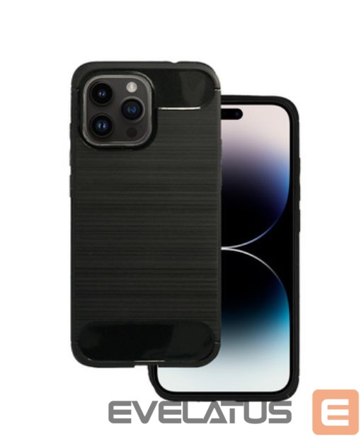 Back panel cover iLike - IPHONE 14 PRO BACK CASE CARBON Black