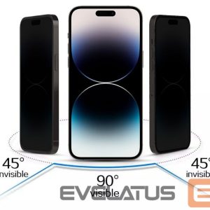 Protective glass iLike Apple IPHONE 15 PRO TEMPERED PRIVACY GLASS Black