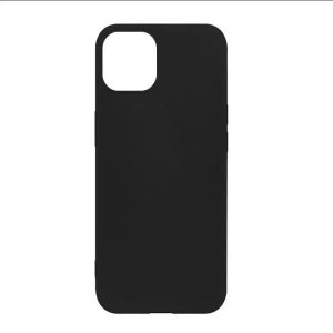 Back panel cover Evelatus Apple Evelatus iPhone 13 Pro Max Premium Soft Touch Silicone Case Black